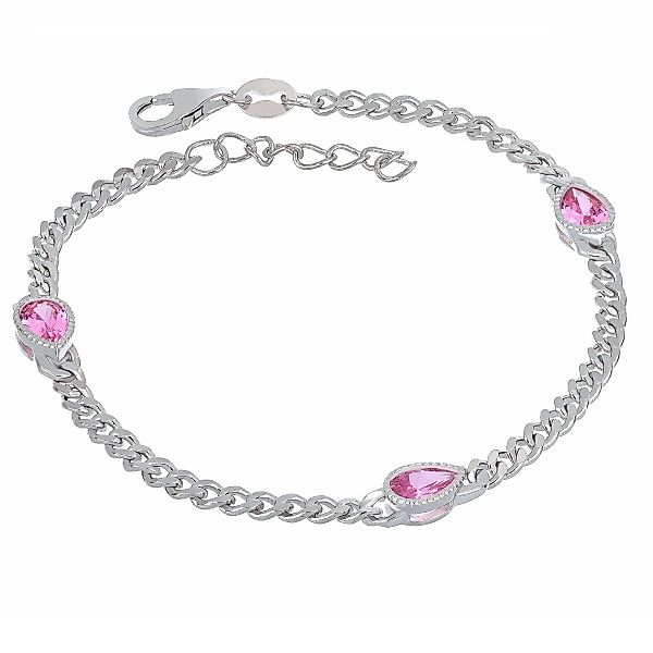 Reflexion Diamonds Silberarmband 925/- Panzerarmband mit günstig online kaufen