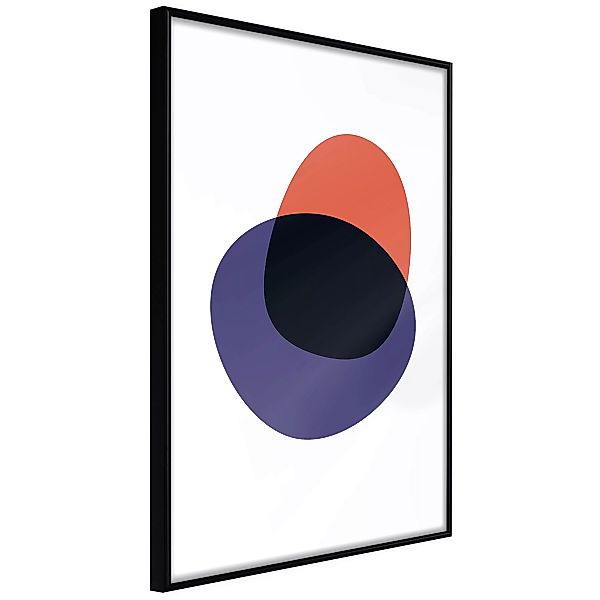 Poster - White, Orange, Violet And Black günstig online kaufen