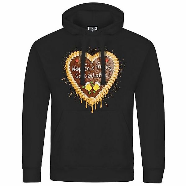 deinshirt Kapuzenpullover Herren Kapuzenpullover Lebkuchenherz Hopfen und M günstig online kaufen