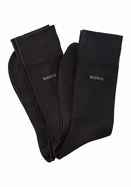 BOSS Businesssocken "2P RS Bamboo 1027", (Packung, 2 Paar), mit Strickbündc günstig online kaufen