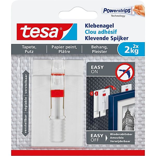 tesa Klebehaken Klebenagel mit max. 2 günstig online kaufen
