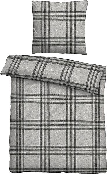 Biberna Bettwäsche Lya, Flanell, 2 teilig, günstig online kaufen
