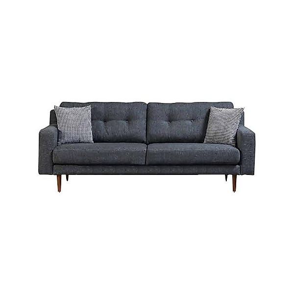 Xlmoebel Sofa Eleganter Grauer Sofa für Drei Personen Exklusive Wohnzimmer günstig online kaufen