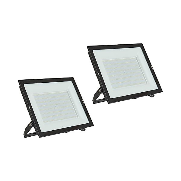 Prios LED-Außenstrahler Maikel, 200 W, Metall, 2er-Set günstig online kaufen