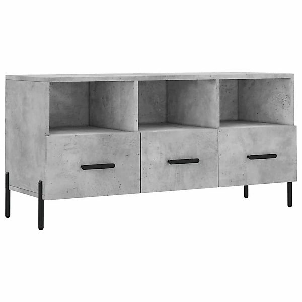 VidaXL TV-Schrank Betongrau 102x36x50 cm Holzwerkstoff  Modell 4 günstig online kaufen