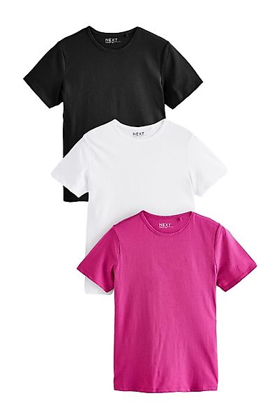 Next T-Shirt Everyday Kurzarm-T-Shirt mit Rundhalsausschnitt günstig online kaufen