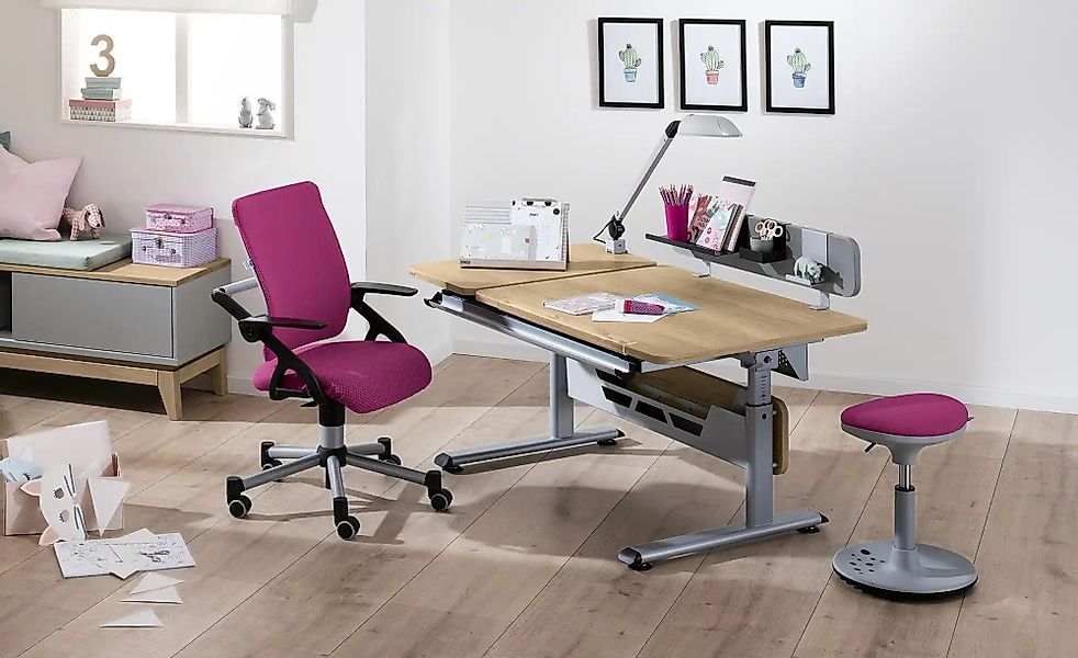 PAIDI Schülerschreibtisch  Diego ¦ holzfarben ¦ Maße (cm): B: 130 H: 53 T: günstig online kaufen