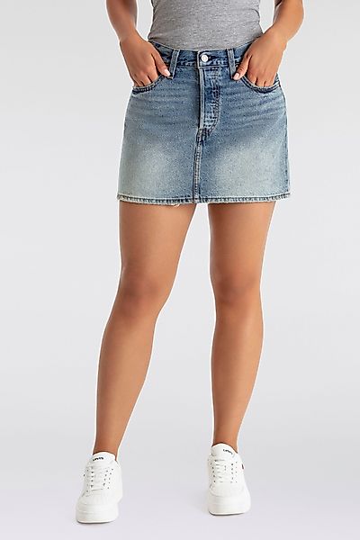 Levi's® Jeansrock ICON SKIRT mit Used-Effekten günstig online kaufen