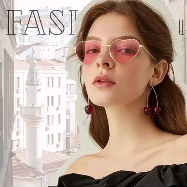 ibettertec Sonnenbrille Sonnenbrille Damen,Halbgestelle Unregelmäßige Farbv günstig online kaufen