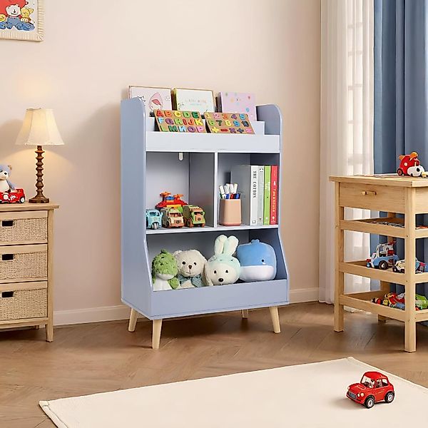 TLGREEN Spielzeugtruhe Kinderregal Bücherregal (Spielzeug Aufbewahrung,Spie günstig online kaufen