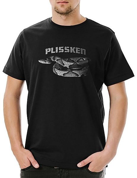 Urban Backwoods Print-Shirt Urban Backwoods Plissken Herren T-Shirt Schwarz günstig online kaufen