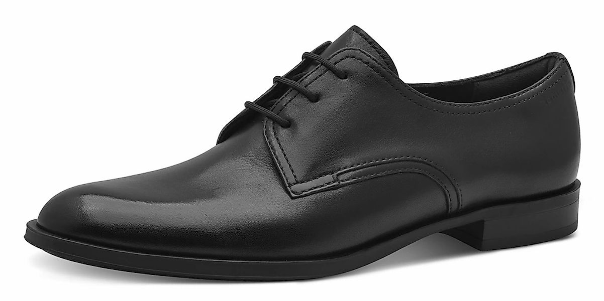 Tamaris Schnürstiefelette, Blockabsatz, Schnürboots mit Ziernähten und Kont günstig online kaufen