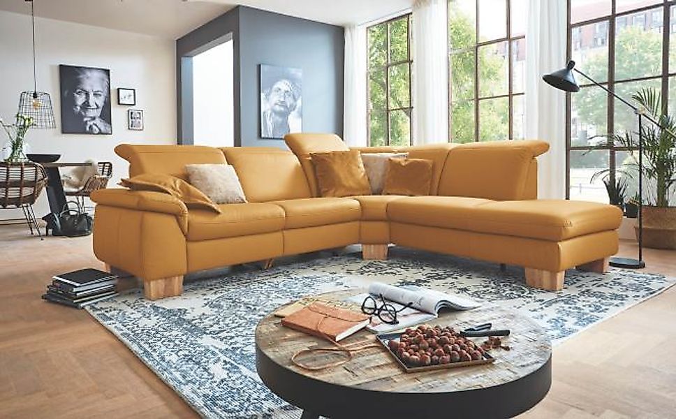 Wohnlandschaft Leder Punch Dijon günstig online kaufen