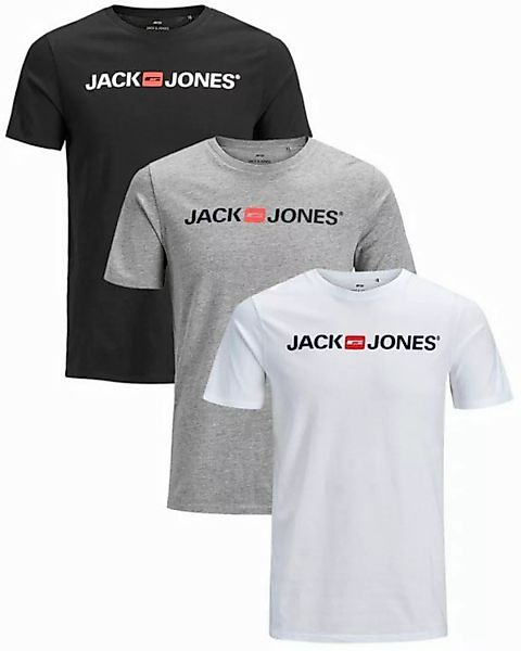 Jack & Jones T-Shirt Stilvolles Slim-Fit oder Regular Shirt mit Printdruck günstig online kaufen