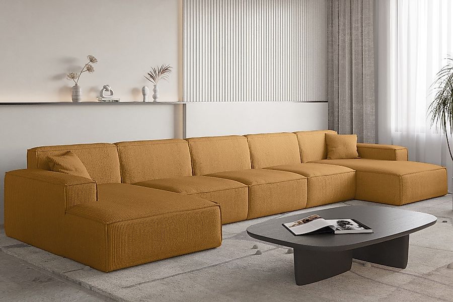 Fun Möbel Wohnlandschaft Sofa U-Form CELES günstig online kaufen