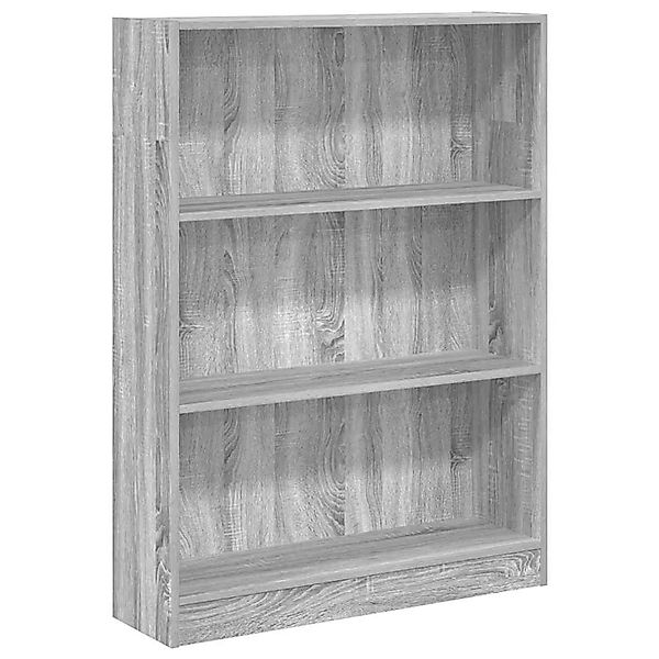 vidaXL Bücherregal Grau Sonoma 80x24x109 cm Holzwerkstoff 857840 günstig online kaufen