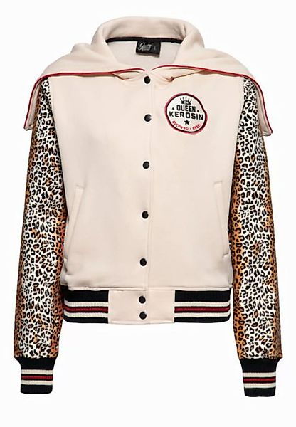 QueenKerosin Collegejacke Rock'n'Roll Rebel Queen (1-St) Kapuze mit Reißver günstig online kaufen