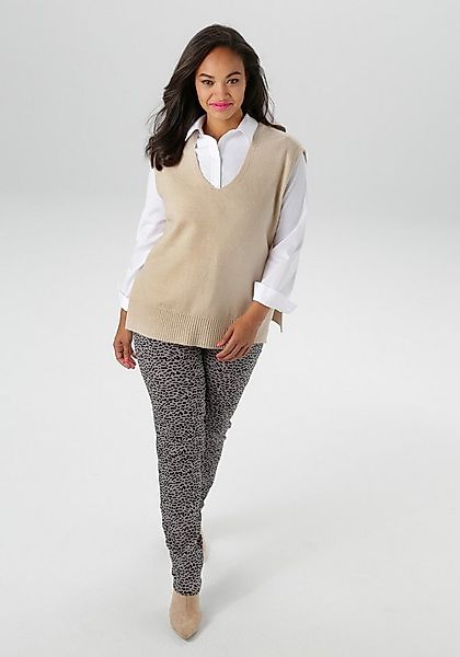 Aniston PLUS Pullunder mit V-Ausschnitt günstig online kaufen