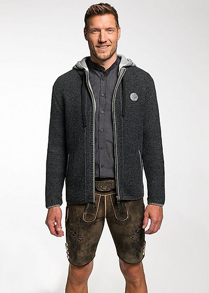 Spieth & Wensky Trachtenstrickjacke Echo (1-tlg) im unifarbenen Design günstig online kaufen