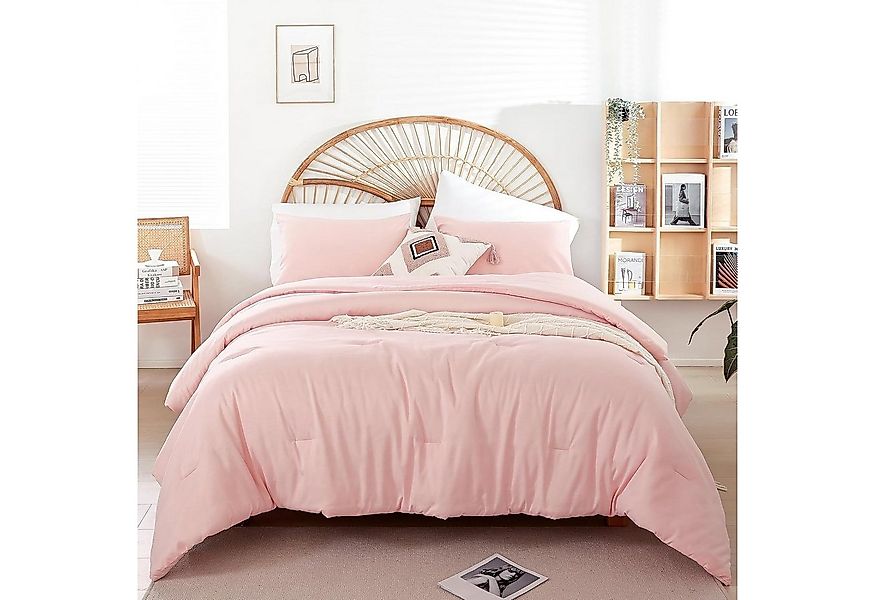 wohnTRAUM24 Microfaserbettdecke Bettdecke 135x200 200x200 alle Jahreszeiten günstig online kaufen