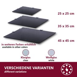 HOOZ Tischplatte Eckregal aus Sicherheitsglas mit günstig online kaufen