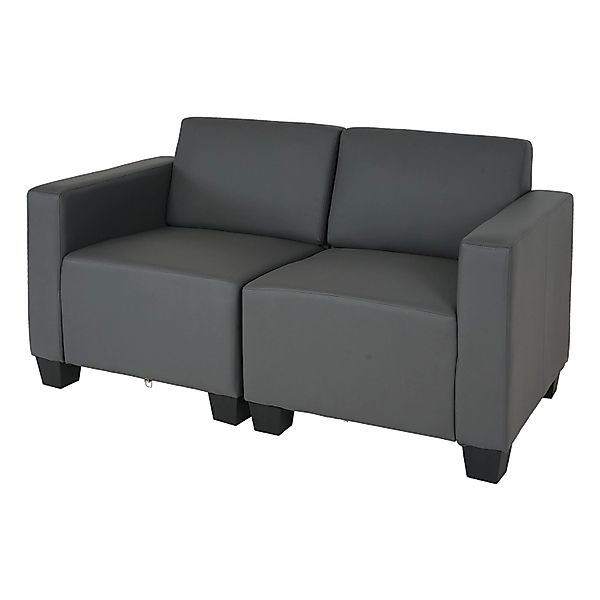 MCW 2-Sitzer Sofa Moncalieri Dunkelgrau günstig online kaufen