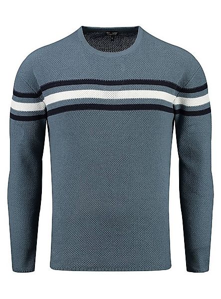 Key Largo Strickpullover Booking für Herren kontrast Look gestreift MST0011 günstig online kaufen