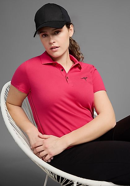 KangaROOS Poloshirt Kurzarm, unifarben, Polokragen, aus günstig online kaufen