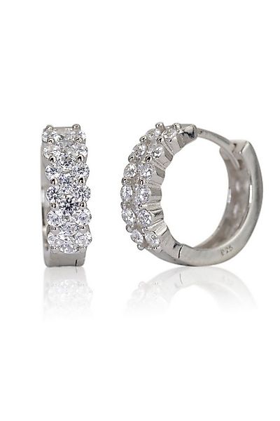 SCHEPPE SCHMUCK Paar Creolen Damen Ohrring Huggie - 925 Sterling Silber - j günstig online kaufen
