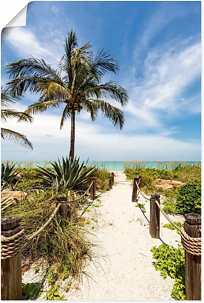 Artland Wandbild "Weg zum Strand II", Strandbilder, (1 St.), als Alubild, O günstig online kaufen