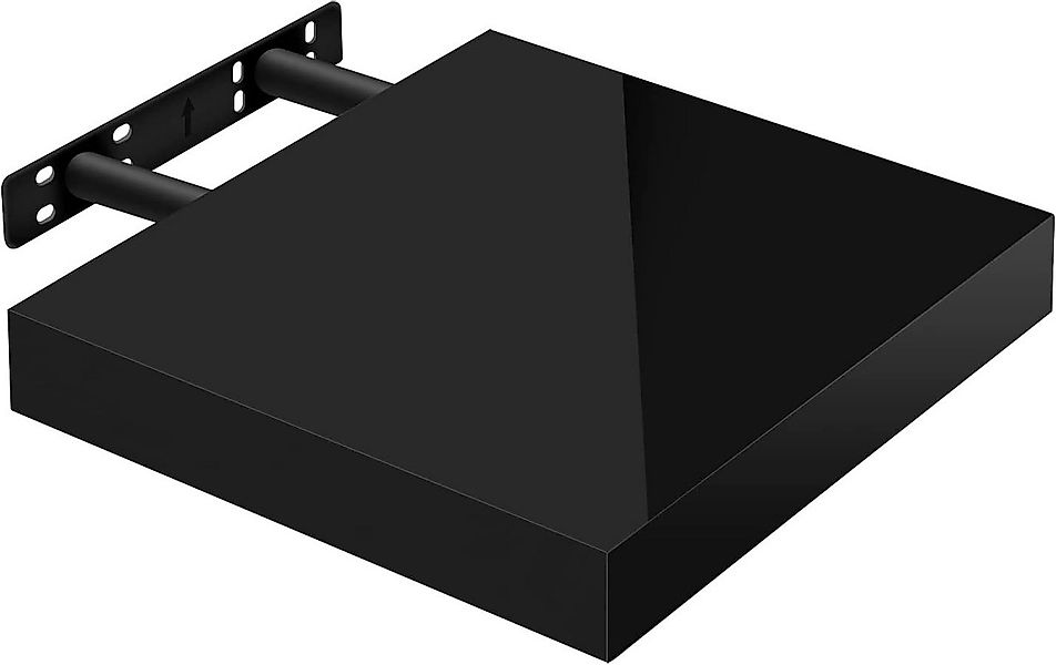 Woltu Wandregal, 1-tlg., Volato freischwebend Schweberegal Holz Board Schwa günstig online kaufen