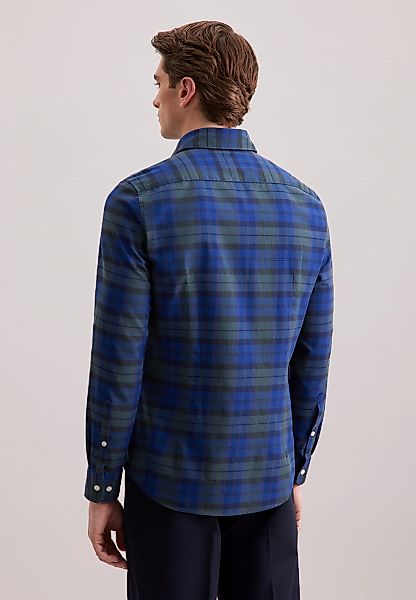 seidensticker Flanellhemd Slim 1/1 Kentkragen Karo günstig online kaufen