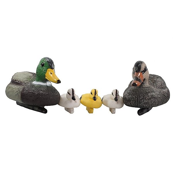 colourliving Teichfigur Schwimm Ente Schwimmenten-Familie 5er günstig online kaufen