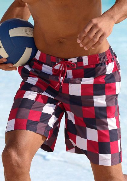 Buffalo Badeshorts im trendigen Karo-Design günstig online kaufen