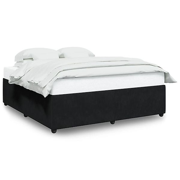 vidaXL Bettgestell Bettgestell Schwarz 180200 cm Samt Bett Bettgestell günstig online kaufen