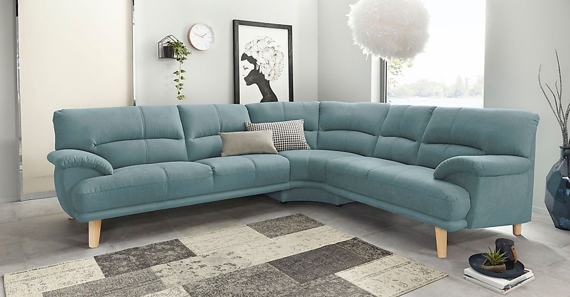 TRENDMANUFAKTUR Polsterecke »Cecilia, italienisches Designsprache, modern u günstig online kaufen