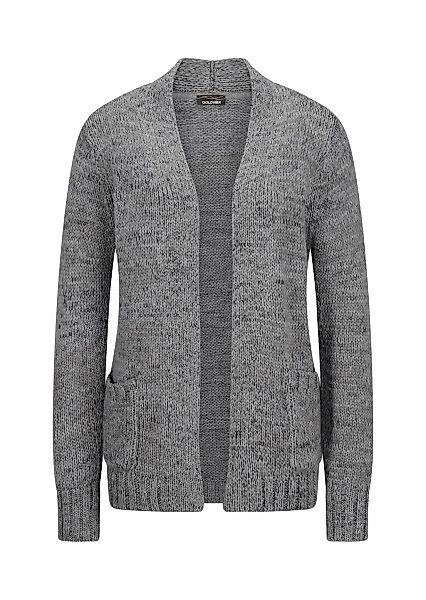 GOLDNER Strickjacke "Langarm Melange-Cardigan, flauschig" Melange-Optik günstig online kaufen