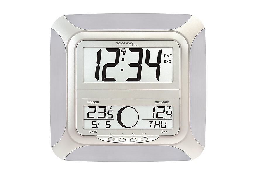 technoline Funkwanduhr WS 8118 (mit Außensender) günstig online kaufen