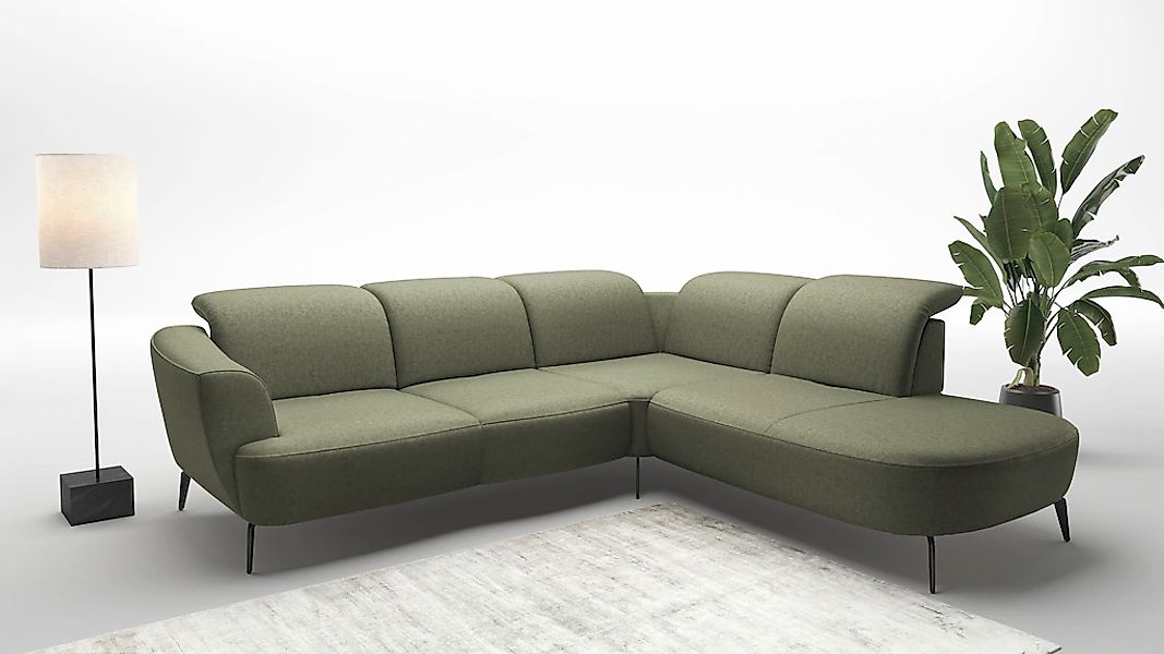 sit&more Ecksofa "Zoe", ink.Sitztiefenverstellung, wahlweise mit Kopfteilve günstig online kaufen