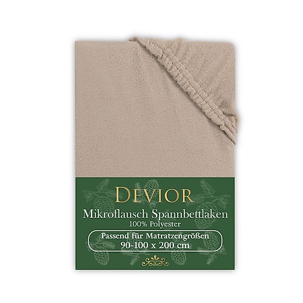 Devior Spannbettlaken Fleece 100% Polyester, kuschelig günstig online kaufen