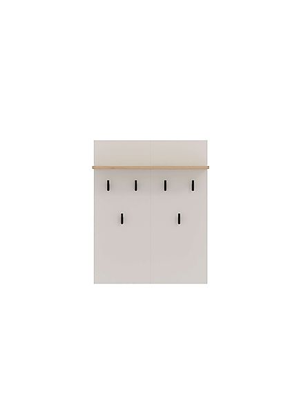 Home affaire Garderobenpaneel "Belfort, Wandregal mit 6 Haken, mit Regal, B günstig online kaufen