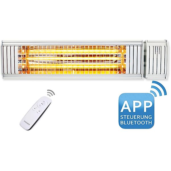 Vasner Terrassenstrahler "Bluetooth, weiß, Appino 20" 2.000 Wand / Decke mi günstig online kaufen