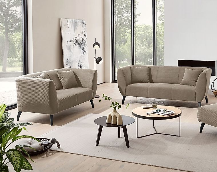 INOSIGN Polstergarnitur »Colori«, (Set, 2 tlg., 3-Sitzer und 2-Sitzer), auc günstig online kaufen