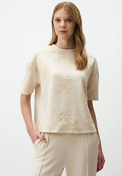 Jimmy Key Sweatshirt Rundhalsausschnitt Kurzärmlig Blumen günstig online kaufen