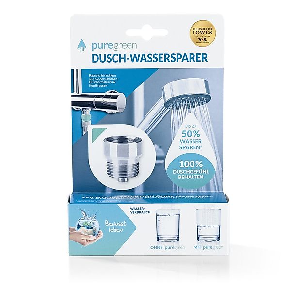 puregreen Duscharmatur Wasser sparen Dusche Energie günstig online kaufen