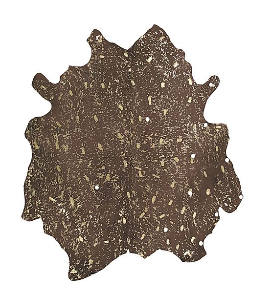 Kayoom Lederteppich »Glam 110 - Rinderfellteppich«, tierfellförmig, 3 mm Hö günstig online kaufen