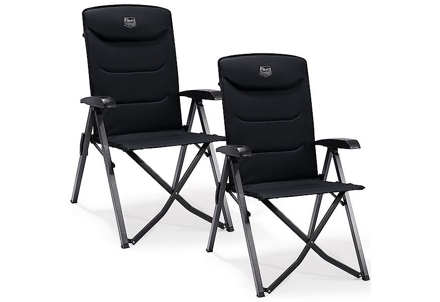 TIMBER RIDGE Campingstuhl Klappstuhl, faltbarer Stuhl mit hoher Lehne und P günstig online kaufen