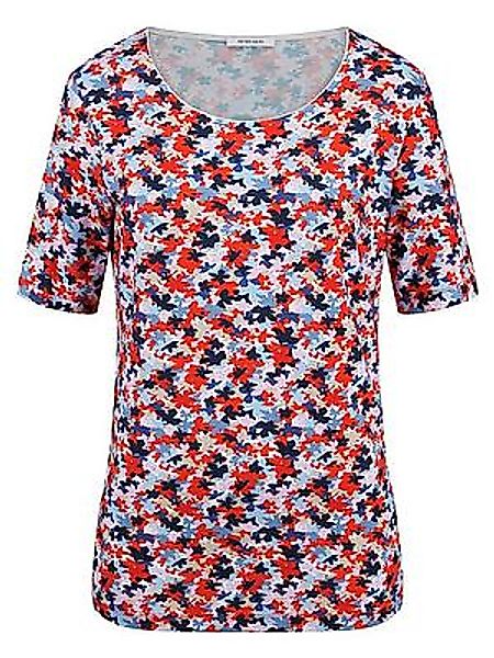 Rundhals-Shirt Peter Hahn rot günstig online kaufen