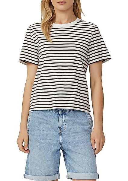 s.Oliver T-Shirt mit Streifen Muster günstig online kaufen