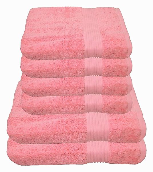Julie Julsen Handtücher 6-Handtücher-Rosa, Baumwolle (6-St) günstig online kaufen